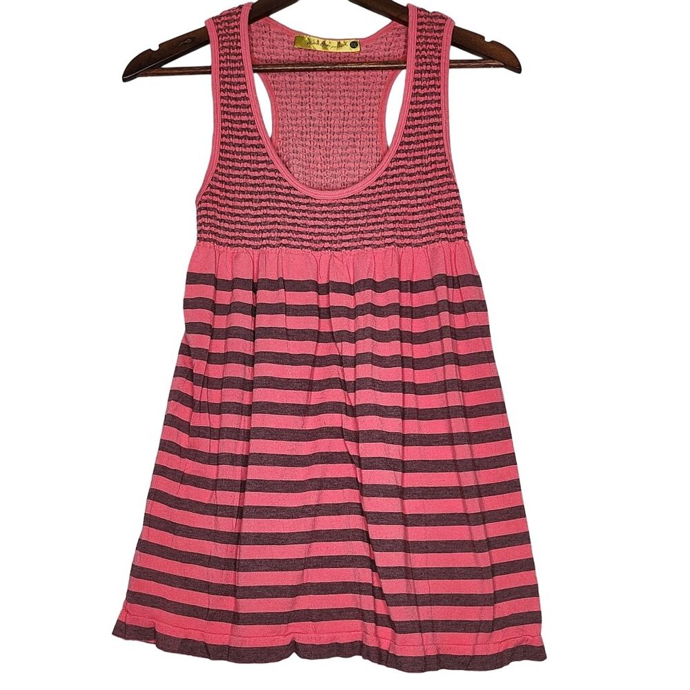 Weatherproof‎ Extra Long Racerback Striped Tank XXL